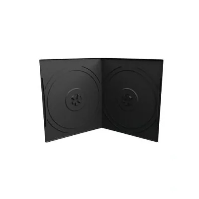 MediaRange Carcasa DVD case for 2 discs 7mm, pocket-sized, black "BOX10-2"