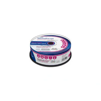 MediaRange CD-R 700MB|80min, fullsurface ink printable, Cake 25 "MRPL512"