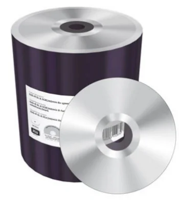 MediaRange DVD+R Double Layer 8.5GB|240min 8x speed, silver, unprinted/blank,Shrink 100 "MR472"