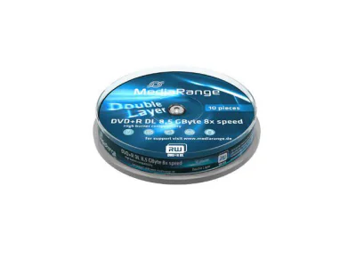 MediaRange DVD+R Double Layer 8.5GB 8x Cake10 "MR466"