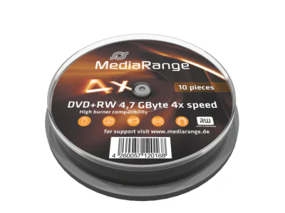 MediaRange DVD+RW 4x Cake10 "MR451"
