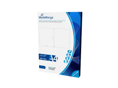 MediaRange Inserts for 11mm Bluray Cases, matte-coated, Pack 50 "MRINK123"