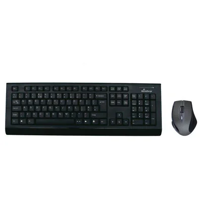 MediaRange Wireless keyboard and 5-button optical mouse set, QWERTY (UK), black "MROS104-UK"