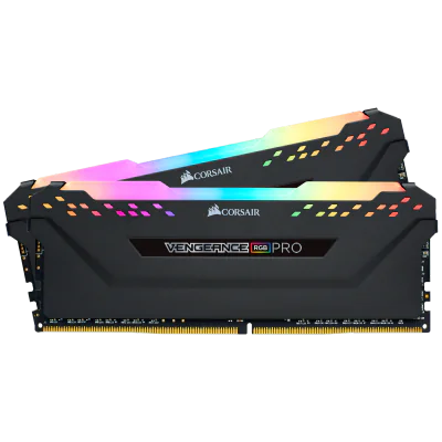 Memorie DDR Corsair DDR4 32 GB, frecventa 3200 MHz, 16 GB x 2 module, radiator, iluminare RGB, "CMH32GX4M2E3200C16"