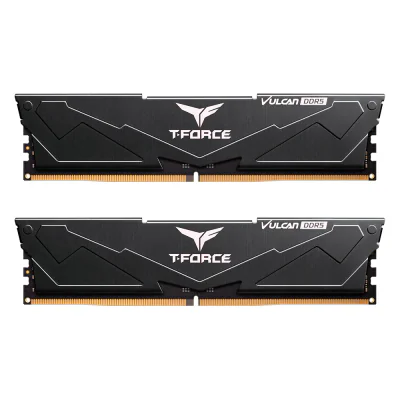 MEMORIE DDR TEAMGROUP T-FORCE VULCAN DDR5 Gaming 64GB frecventa 6000 Mhz (kit 2 x 32GB) CL38, radiator, retail, negru "FLBD564G6000HC38ADC01"