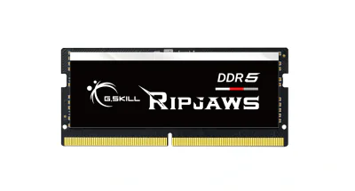 Memorie laptop G.Skill DDR5 - 64GB - 5600 - CL - 40 (2x 32 GB) dual kit, RAM (black, F5-5600S4040A32GX2-RS, Ripjaws, INTEL XMP) "F5-5600S4040A32GX2-RS"