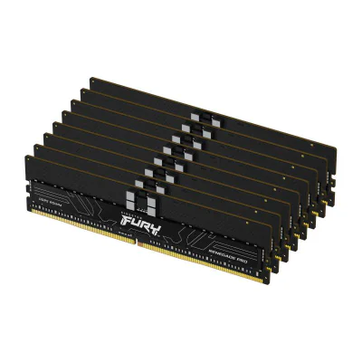 Memorie RAM Kingston DDR5 256GB, 8 x 32GB, 5600Mhz CL36 1.25V Fury Renegade PRO Black XMP