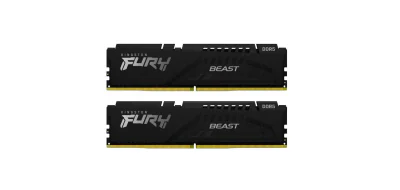 Memorie RAM Kingston DDR5 64GB 5600Mhz CL36 1.25V Dual Channel Kit Fury Beast Black EXPO