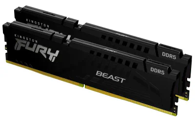 Memorie RAM Kingston FURY Beast, 128GB DDR5, 5600MHz, CL36