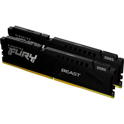 Memorie RAM Kingston FURY Beast, 64GB DDR5, 6000MHz, CL36