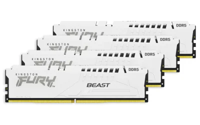 Memorie RAM Kingston FURY Beast, 64GB DDR5, 6000MHz, CL40