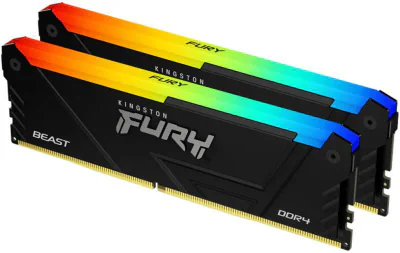 Memorie RAM Kingston FURY Beast RGB, 32GB DDR4, 3600MHz, CL18