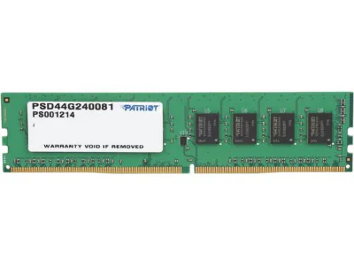 Memorie RAM Patriot Signature Line, 4 GB DDR4, 2400 MHz, CL16