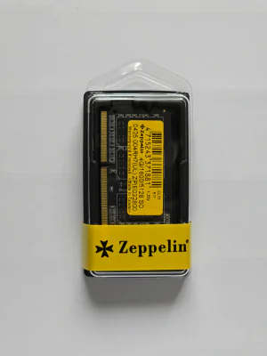 MEMORIE SODIMM Zeppelin DDR3 8GB frecventa 1600 MHz, (kit 2 x 4GB), low voltage, retail "ZE-SD3-8G1600V1.35-KIT"