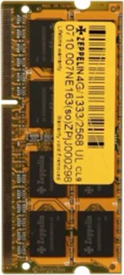 MEMORIE SODIMM Zeppelin DDR4 4GB frecventa 2133 MHz, retail "ZE-SD4-4G2133"