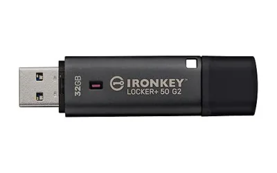 Memorie USB Flash Drive Kingston 32GB IronKey Locker+ 50 G2