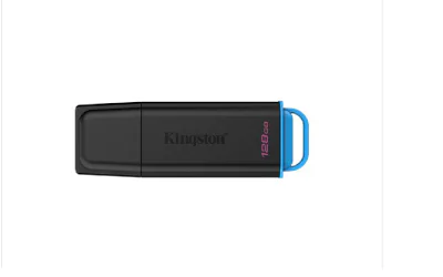 Memorie USB Kingston DataTraveler Exodia 128 GB, USB Type-A, Negru