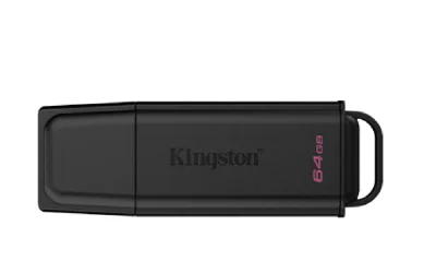 Memorie USB Kingston DataTraveler Exodia 64 GB, USB Type-A, Negru