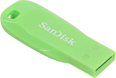 Memorie USB SanDisk Cruzer Blade - USB 2.0, 32 GB, Verde "SDCZ50C-032G-B35GE"