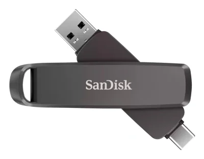 Memorie USB SanDisk SDDDE1-1T00-G46 1 TB, USB Type-A / USB Type-C, Negru
