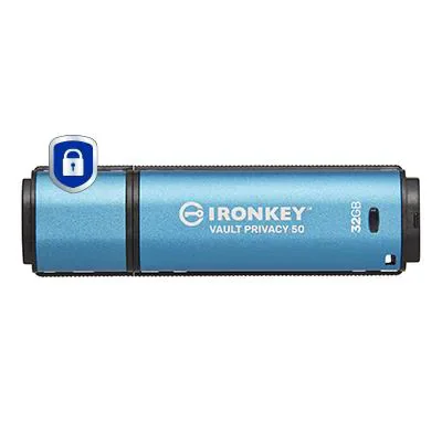 Memorie USB Kingston Vault Privacy 50 32 GB, USB Type-A, Negru