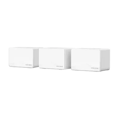Mercusys BE3600 Whole Home Mesh Wi-Fi 7, standarde wireless 5 GHz: IEEE 802.11a/n/ac/ax/be mixed, 2.4 GHz: IEEE 802.11b/g/n/ax/be mixed, protocol mesh 802.11k/v/r, interfata  3× 1 Gbps Ports (WAN/LAN auto- sensing)