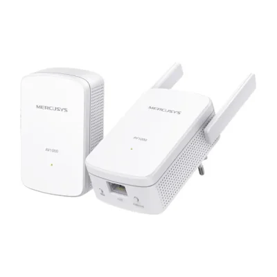Mercusys Kit Powerline Wi-Fi Gigabit AV1000 MP510 KIT, Standarde si protocoale: HomePlug AV2, IEEE 802.3, IEEE 802.3u, IEEE802.11b/g/n, Tehnologie de modulare:  OFDM (PLC), Securitate wireless: WPA-PSK / WPA2-PSK, WPA / WPA2, criptare WEP, Dimensiuni