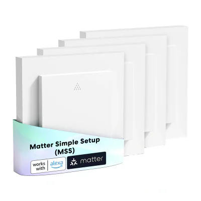 MEROSS MRS105MA-EU Comutator inteligent Wi-Fi (Matter) pentru jaluzele rulou (pachet de 4 bucăți)