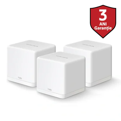 Router Wireless MERCUSYS Halo H30G, AC1300, Wi-Fi 5, Dual-Band, Gigabit