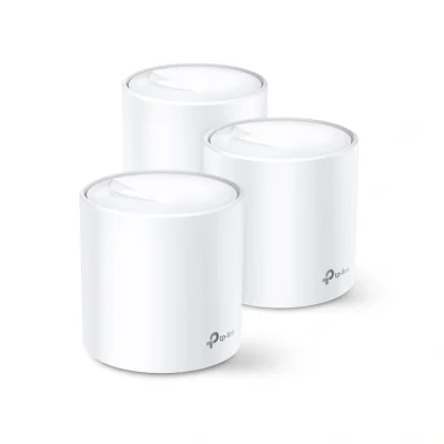 Router Mesh WiFi TP-LINK Deco X20 (3-pack), Wi-Fi 5, dual band 1201 + 574 Mbps, 2x Ethernet
