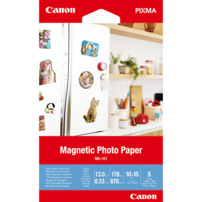 MG-101 4X6 5 SHEETS/MAGNETIC PHOTO PAPER