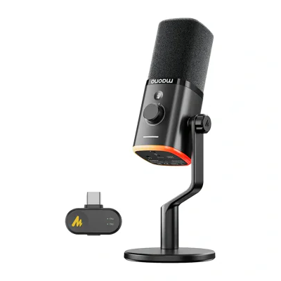 Microfon dinamic MAONO PD100W (negru)