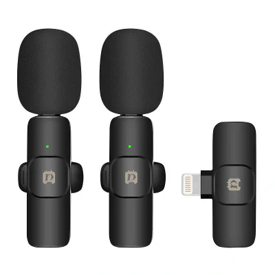 Microfon fără fir Puluz PU3150B tip Lavalier Lightning