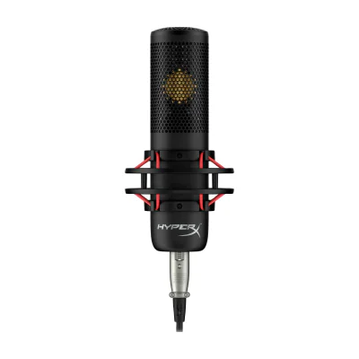 Microfon HP HyperX ProCast, condensator, conectare XLR-3, tip cardioid, filtru pop inclus, Black