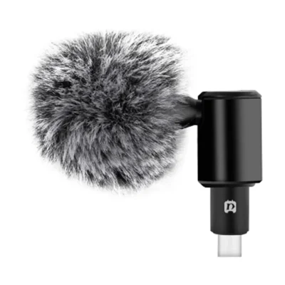 Microfon lavalier Puluz PU425 cu cablu USB-C de 1,5 m