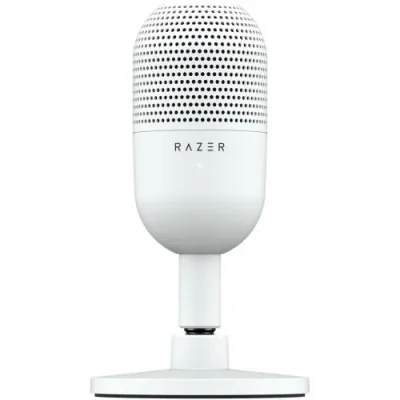 Microfon Razer Seiren V3 Chroma RGB USB, frecventa raspuns 20 Hz - 20000 Hz, sensibilitate 110 dB (THD > 1% at 1 kHz), alb