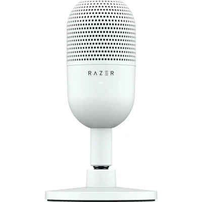 Microfon Razer Seiren V3 Mini White USB, frecventa raspuns 20 Hz - 20000 Hz, sensibilitate 110 dB (THD > 1% at 1 kHz), alb