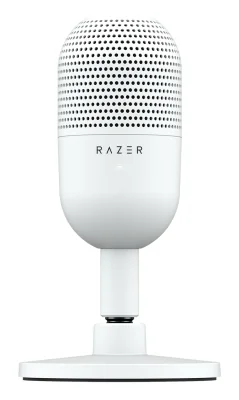 Microfon Razer Seiren V3 Mini White USB, frecventa raspuns 20 Hz - 20000 Hz, sensibilitate 110 dB (THD > 1% at 1 kHz), alb