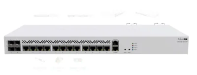 MIKROTIK 16 Port cu fir Router, CCR2116-12G-4S+, Procesor:2Ghz, 16 mb RAM, 128 mb NAND, Dimensiuni: 443 x 199 x 44 mm, interfata: 13 x 10/100/1000, 4 x SFP+, 1 x 10/100, 1 x Serial Console RJ45, 1 x M.2, consum maxim 83W, 4 ventilatoare., White