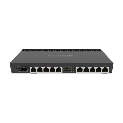 MikroTik RouterBOARD 4011iGS+ with Annapurna Alpine AL21400 Cortex A15CPU (4-cores, 1.4GHz per core), 1GB RAM, 512 MB, 10xGbit LAN, 1xSFP+port, RouterOS L5, desktop case, rackmount ears, PSU