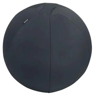 MINGE ergonomica Leitz Ergo, pt. sezut si fitnes, certificare IGR, suporta pana la 150 Kg, diametrul 650 mm, pt. persoane cu inaltime intre 156-180 cm, cu functie de oprire, 2.87 Kg, gri, "65410085"