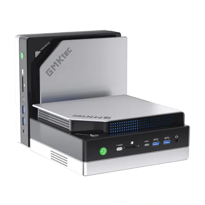 Mini PC GMKtec EVO-X2 Ryzen AI Max+ 395 cu 64 GB RAM, SSD de 1 TB și Windows 11 Pro
