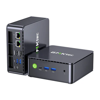 Mini PC GMKtec G11 cu procesor AMD R2514, 16 GB RAM, 512 GB SSD și Windows 11 Pro