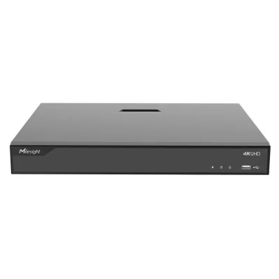 Mini POE NVR Milesight 16 Canale MS-N5016-NE, Rezolutie inregistrare: 8MP , Rezolutie redare: 1*(30fps @8MP), 2*(30fps @6MP), 2*(30fps@5MP),3* (30fps @4MP), 4*(30fps @3MP),6*(30fps @1080P), 12*(30fps@720P);Dual Stream; HDMI & VGA output;Compresie: H.