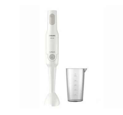 Mixer vertical Philips ProMix HR2531/00, 650 W, 1 setare viteza, cana si lama S incluse, Alb