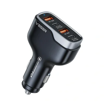 MOBILE CHARGER CAR USB 4PORT/CC53-2A2C VEGER
