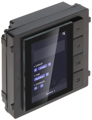 Modul afișaj pentru post exterior modular seria KD8 Pro HIKVISION DS-KD-DIS, montaj aparent sau îngropat