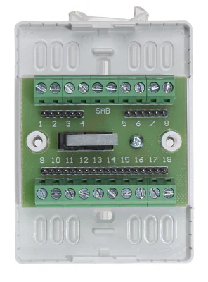 Modul de borne SATEL MZ-2-L, 18 + 2 borne (TAMPER)