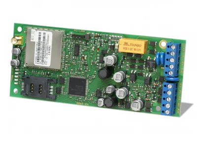 Modul de comunicare universal GSM/GPRS, DSC GS 3105-K, Compatibil cu Surgard System I,II,III, Simuleaza linie telefonica PSTN pentru comunicare in format ContactID, Backup pe GSM in caz de probleme pe linia telefonica, 3 PGM-uri, activare prin apel/s