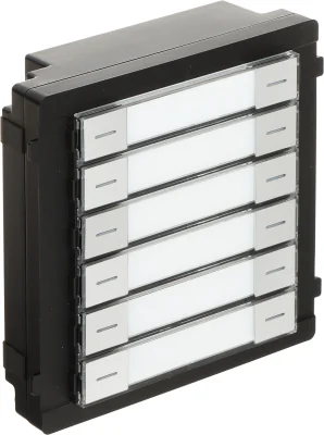 Modul etichetă nume pentru post exterior modular seria KD8 Pro HIKVISION DS-KD-K12, montaj aparent sau îngropat